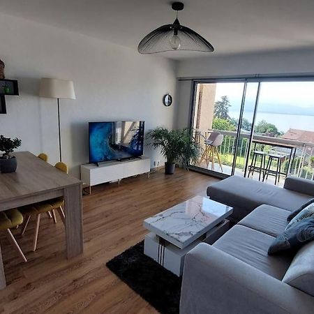 Appart Cosy Avec Vue Sur Le Lac Leman Évian-les-Bains Extérieur photo