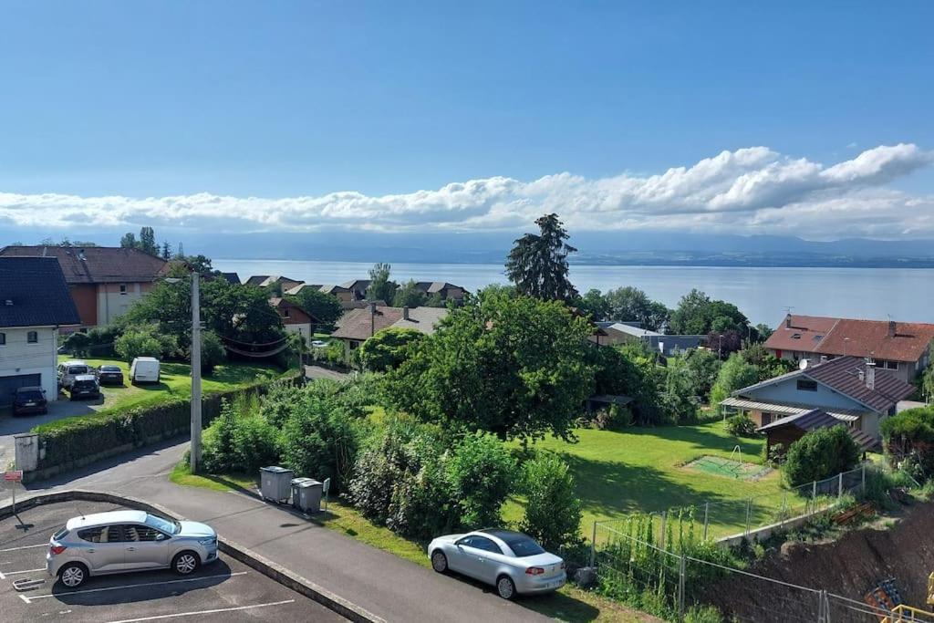Appart Cosy Avec Vue Sur Le Lac Leman Évian-les-Bains Extérieur photo